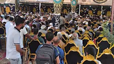 بالصور- "الكفن" يطوي صفحة الخلاف بين عائلتي دعبس والمريجي بالقليوبية