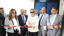 منال عوض تفتتح مركز معلومات شبكات المرافق والتخطيط العمراني بالوادي الجديد 