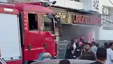 السيطرة على حريق داخل مطعم للمأكولات السورية بالإسكندرية (صور)