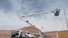 سقوط كابل كهرباء بمدينة نويبع في جنوب سيناء بسبب شدة الرياح