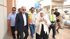  محافظ المنيا يتفقد محطة معالجة صرف صحي تخدم 240 ألف مواطن -صور