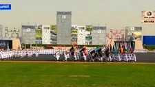 طلاب أكاديمية الشرطة يشكلون "دفعة 2026" بأجسادهم في الهواء 