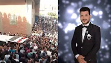 ‬أهالي الكفر الجديد بالدقهلية يودعون الضحية الثانية لحادث السودان -صور 