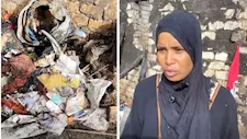 حريق يلتهم محتويات منزل أم لثلاثة أطفال بالمنوفية: "كنت عاملة السرير من الطوب" -صور 