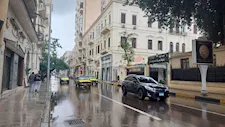 15 صورة ترصد أمطار الإسكندرية قبل نوة رياح الصليب الثانية 