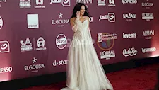 11 صورة| ركين سعد تتألق بفستان جريء على السجادة الحمراء بافتتاح مهرجان الجونة السينمائي