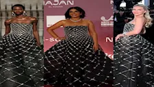 منى زكي بفستان "اتلبس قبل كدا" سعره يتجاوز 300 ألف جنيه في افتتاح مهرجان