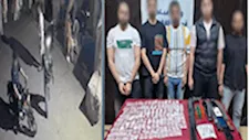  حبس 5 متهمين استعراض القوة بالخرطوش والسنج في العمراينة 