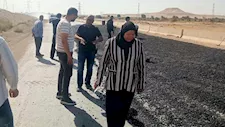 المنيا تبدأ صيانة المطبات الهوائية على طريق "الشيخ فضل – رأس غارب" -صور 