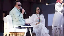 محمد ياسين يحاور منى زكي بجلسة تكريمها في مهرجان الجونة السينمائي 