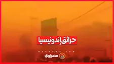 حرائق الغابات تجتاح إندونيسيا.. والدخان يصل إلى دول مجاورة