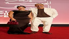 محمد فراج وبسنت شوقي بإطلالة أنيقة على ريد كاربت مهرجان الجونة 