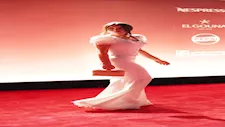 هيا مرعشلي تتألق بفستان جذاب في ثالث أيام مهرجان الجونة 