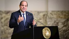 بث مباشر السيسي يصل مقر فعاليات منتدي مصر 2026