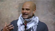 جوارديولا: فلسطين قضيتنا.. ولا يمكننا الصمت عما يحدث في غزة