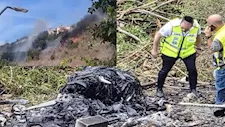 قتيل ومُصاب وحريق.. تحطم طائرة خفيفة يُثير "حالة استنفار" في إسرائيل (صور وفيديو)