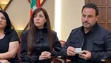 عاصي الحلاني ونجوم الفن في عزاء والد عبير نعمة
