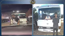 اختصر الطريق فسار عكس الاتجاه.. ضبط قائد أتوبيس منتهي التراخيص بأوسيم