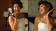 بالفيديو- رقص الفنانة ديانا هشام مع صديقاتها في حفل زفافها