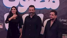 بالفيديو- كريم عبد العزيز وياسمين صبري في العرض الخاص لفيلم "مطلوب عائليًا"