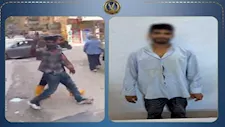 ضبط شخص ظهر في فيديو يتعدى بالسب على أحد المواطنين بالقاهرة