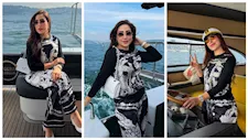  20 صورة- بوسي تخطف الأنظار على البحر في تركيا والجمهور يعلق