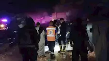 مصرع شخص في تصادم سيارتي نقل ثقيل على صحراوي إسنا بالأقصر