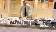 إحباط تهريب 48 آيفون وساعات ذكية بـ 3 ملايين جنيه بمطار شرم الشيخ