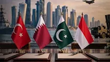 تركيا وباكستان توقعان مذكرة "بدر" الدفاعية مع قطر وإندونيسيا