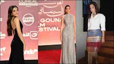 10 صور للفنانة ياسمينا العبد في مهرجان الجونة السينمائي