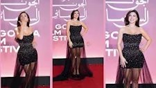 20 صورة لـ هدى الإتربي تخطف بها الأنظار على الريد كاربت في ختام مهرجان الجونة 