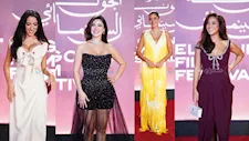 25 صورة.. النجوم في حفل ختام الجونة السينمائي وهدى الإتربي ترسل قُبلة 