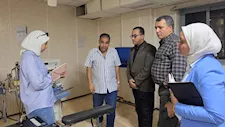 وكيل صحة أسيوط يخصم حافز الإشراف لإداريي مستشفى الغنايم والإدارة الصحية