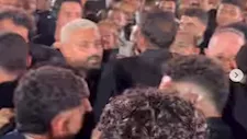 رامز جلال يرقص مع لاعبي الأهلي في حفل زفاف مصطفى شوبير (فيديو)