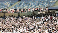 رسالة خاصة من جماهير الزمالك للاعبي الفريق خلال مباراة الجيش الرواندي 