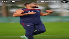 ستوري نجوم كرة القدم.. صلاح في مران طرابزون.. واحتفال محمد عبد المنعم مع