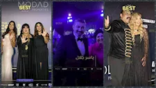 صور..توافد النجوم على حفل توزيع جوائز "The Best"