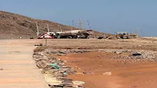 السيول تُدمر أجزاء من الطرق وتجرف مخيمات بوادي وتير في جنوب سيناء (صور)