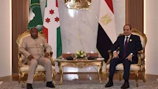 السيسي يستقبل رئيس بوروندي لبحث تعزيز التعاون ومستجدات ملف مياه النيل