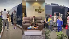 صور وفيديو..احتشاد المواطنين حول محمد رمضان في كواليس تصوير "عشماوي"