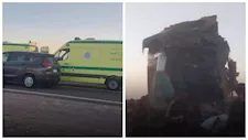 رحيل طفلتين جديدتين ترفع حصيلة ضحايا حادث الطريق الأوسطي إلى 9 وفيات