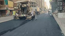 محافظ الجيزة يتابع تطوير ورصف شارع ناهيا بطول 1.8 كم في بولاق الدكرور