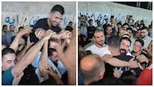 "رقصوا وشالوه على الأعناق".. استقبال حافل لابن المنوفية العائد من الاحتجاز