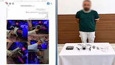"درون بكاميرا".. ضبط شخص يروج لبيع طائرة بدون تصريح في السويس