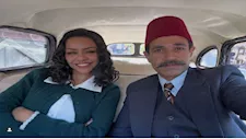 هكذا علق صدقي صخر على صورة مع أسماء أبو اليزيد من كواليس "النص التاني"