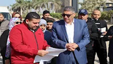 محافظ الجيزة يتفقد أعمال تطوير ورصف طرق المنطقة الصناعية بأبو رواش- 