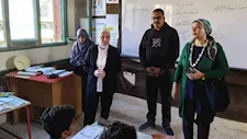 مديرة تعليم القاهرة تتفقد مدرسة التونسي الرسمية للغات