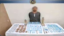 ضبط عامل بحوزته 509 قطع أثرية في أسيوط