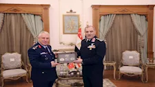 المتحدث العسكري: قائد القوات الجوية يلتقي قائد القوات الجوية التركية