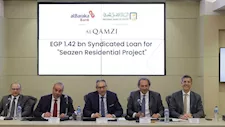 بنكا الأهلي والبركة يقرضان " القمزي" 1.42 مليار جنيه لتمويل مشروع "SEAZEN" بالساحل الشمالي